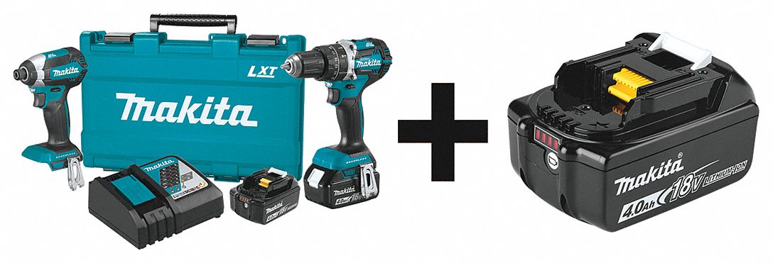 Cordless Combination Kit 2 Tools 18V DC