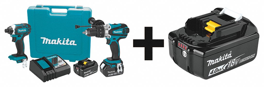 Cordless Combination Kit 2 Tools 18V DC
