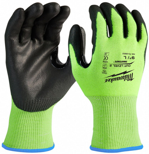 HIGH VIS GLOVE CUT 2 XL PK12