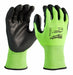 HIGH VIS GLOVE CUT 3 L PK12