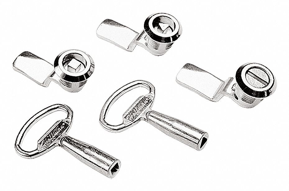 Latch Kit Slotted Zinc One Door Type 12