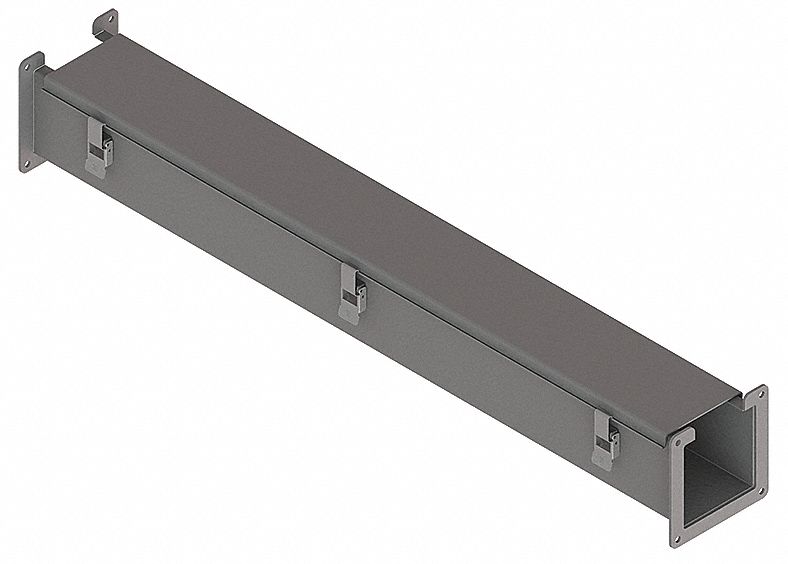 Lay-In Wireway 3 ft 4inWx4inH Steel