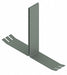 Barrier Bracket Spring Steel 6in.Hx6in.L
