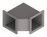 Elbow 90deg. Ind Steel 2.50in.Hx2.50in.L