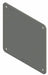 Closure Plate Steel 2.50in.Hx2.50in.L