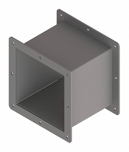 Nipple Wireway Steel 6in. H x 6in. L
