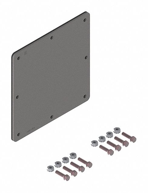 Closure Plate Wireway Steel 8in.Hx8in.L