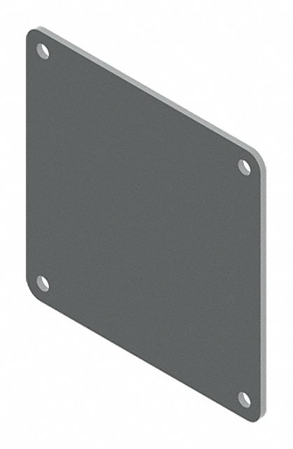 Closure Plate Wireway Steel 4in.Hx4in.L
