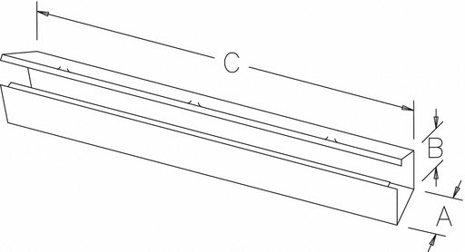 Lay-In Wireway 10 ft 4inWx4inH Steel