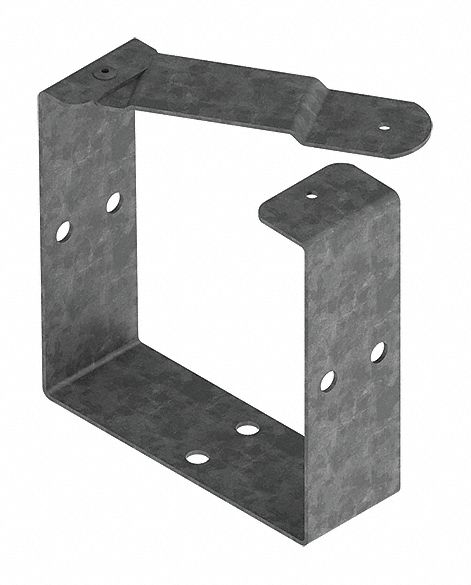 U-Connector Comm Steel 4in. H x 4in. L