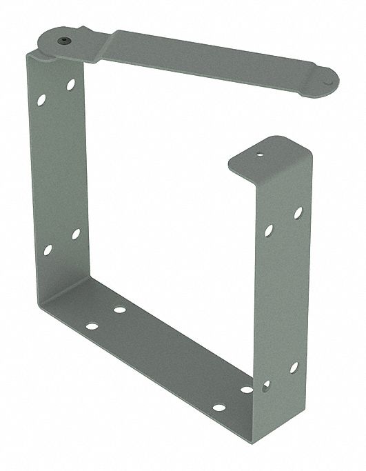 U-Connector Comm Steel 8in. H x 8in. L