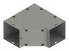 Elbow 90deg. Comm Steel 4in.Hx4in.L