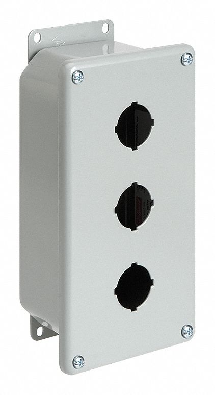 PushButtonEnclosure 22mm 3Holes Steel