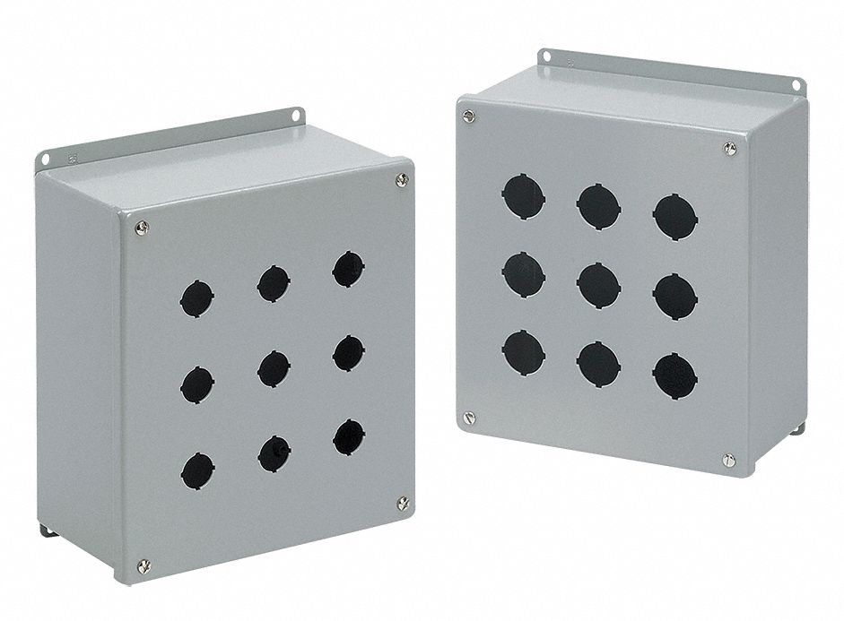 PushButtonEnclosure 30mm 1Hole Steel