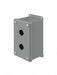 PushButtonEnclosure 22mm 2Holes Steel