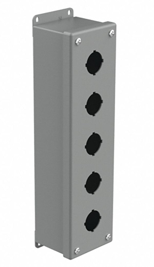PushButtonEnclosure 30mm 5Holes Steel