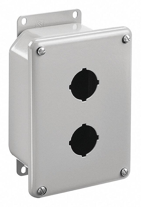 PushButtonEnclosure 30mm 2Holes Steel