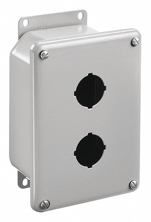PushButtonEnclosure 30mm 2Holes Steel