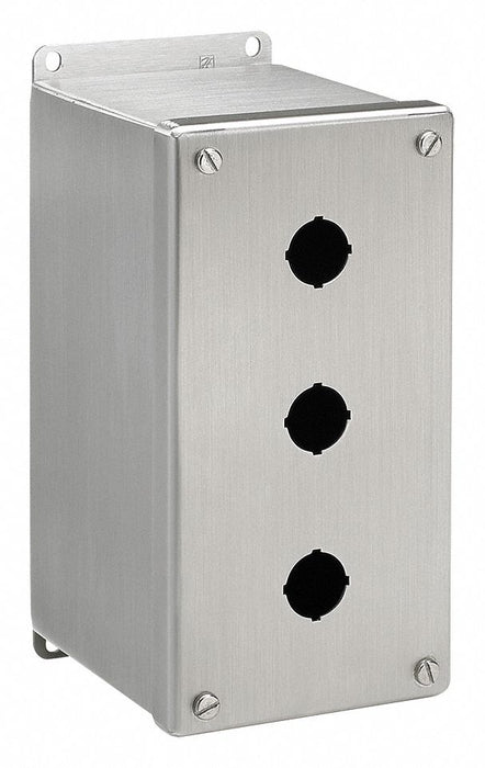 PushButtonEnclosure 30mm 3Holes 304SS