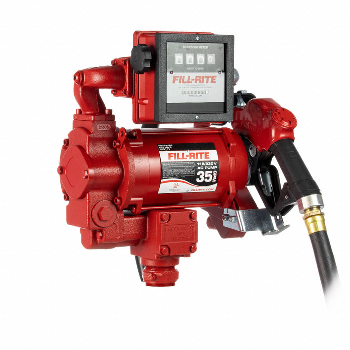 AC Pump with Meter Diesel Transfer 3/4