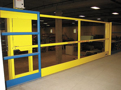Horizontal Gate 43 inx93 in Yellow