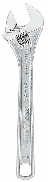 Adj. Wrench Steel Chrome Vanadium 12 