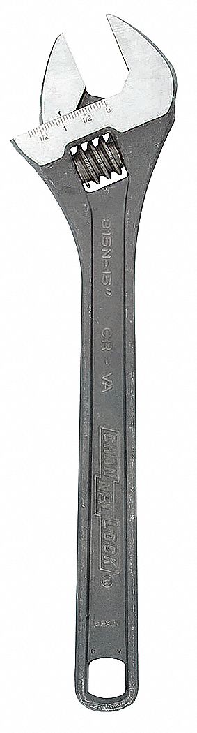 Adj. Wrench Steel Black Phosphate 15 