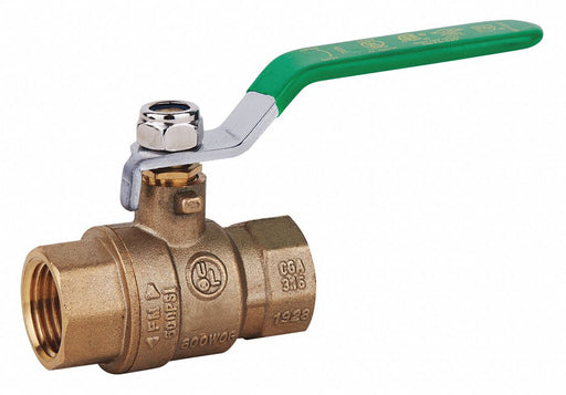 Manual 2-Way Ball Valve IPS Brass