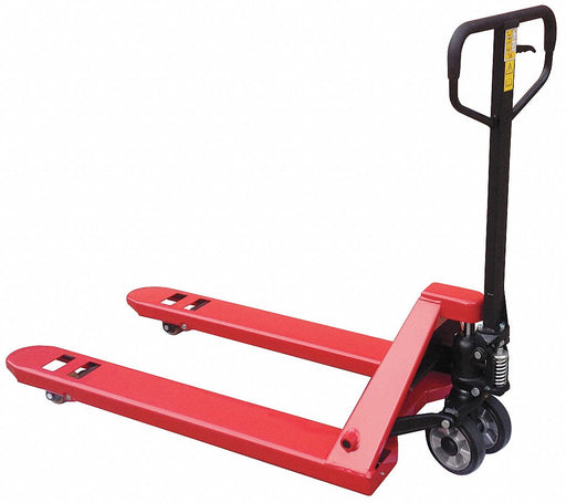 Pallet Jack 5500 lb Quiet Steel Red