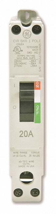 Circuit Breaker 15A 1P TEY 277/480VAC
