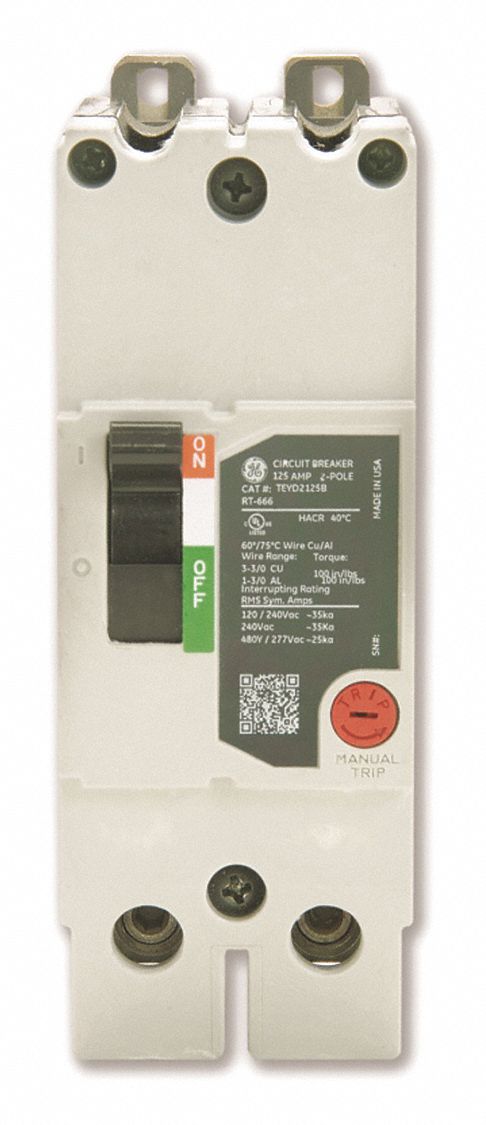 Circuit Breaker 80A 2P TEY 277/480VAC