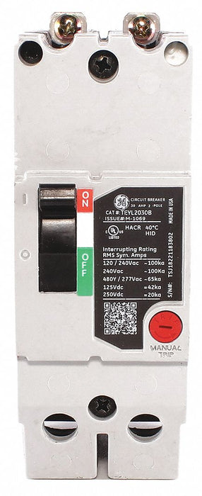 Circuit Breaker 30A 2P TEY 277/480VAC
