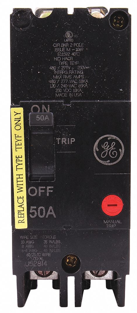 Circuit Breaker 50A 2P TEY 277/480VAC