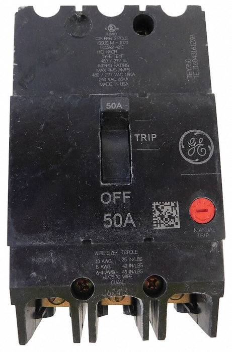 Circuit Breaker 50A 3P TEY 277/480VAC