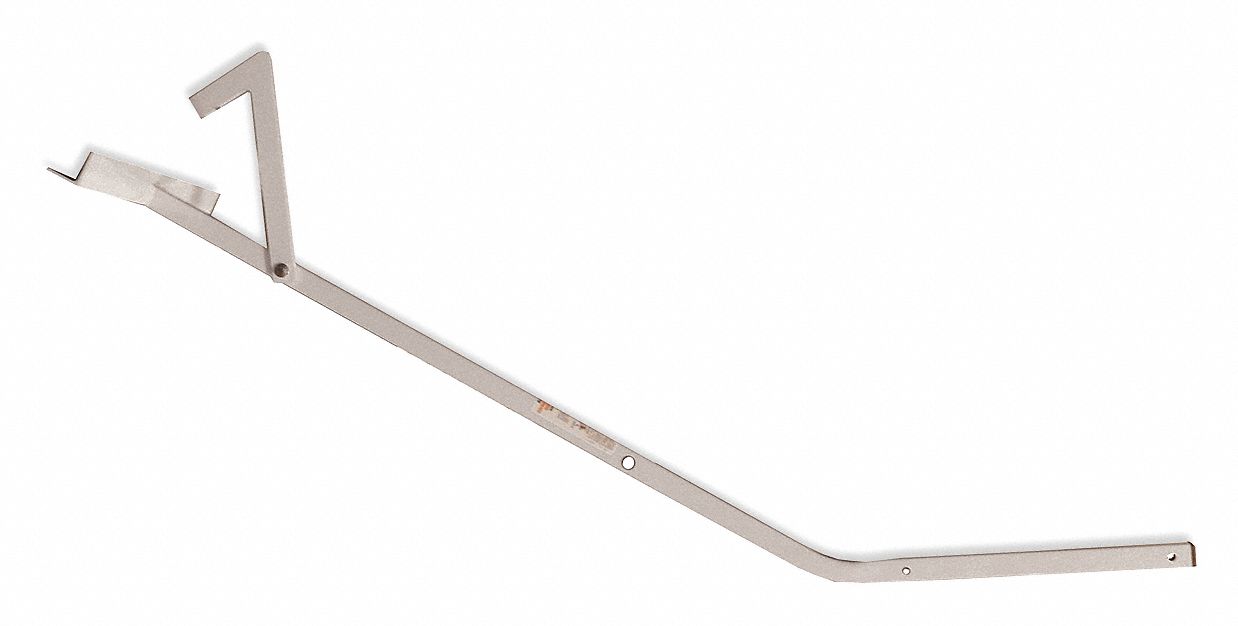Portable Rail Clamp Sign Holder White
