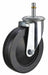 Stem Caster 3 1/2 dia Rubber 150lb