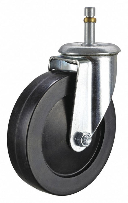 Stem Caster 3 1/2 dia Rubber 150lb