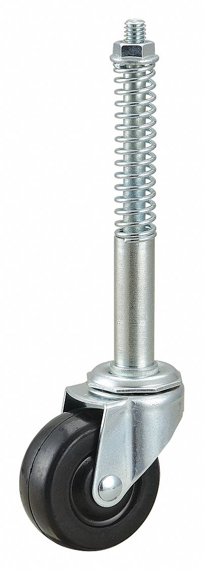 Extend-Stem Threaded Caster for Ladders