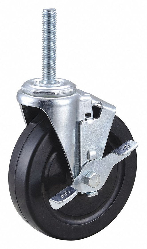 Stem Caster 5 dia Rubber 200lb