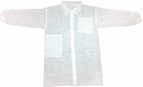 H8179 Lab Coat 3XL White PP PK30