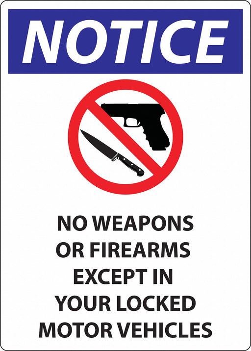 Wisconsin Concealed Carry Sign 14inx10in