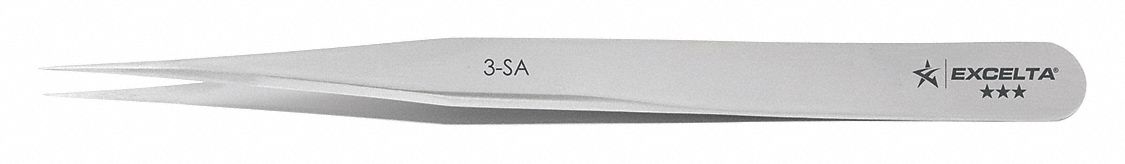 Tweezers SS Straight 4 3/4 L