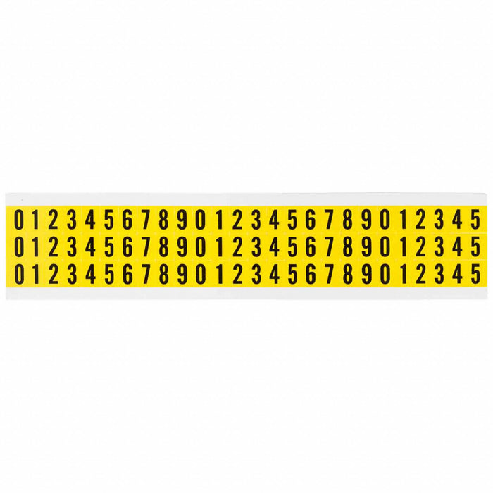 NumberLabelSet Vinyl 1/2inH 3/8inW