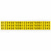 NumberLabelSet Vinyl 1/2inH 3/8inW