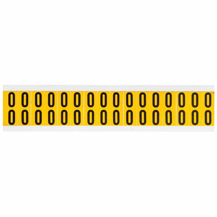 Number Label Vinyl 3/4 in H 5/8 in W
