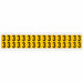 Number Label Vinyl 3/4 in H 5/8 in W