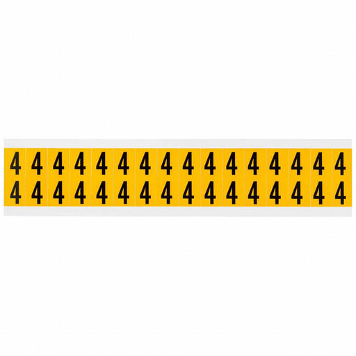 Number Label Vinyl 3/4 in H 5/8 in W