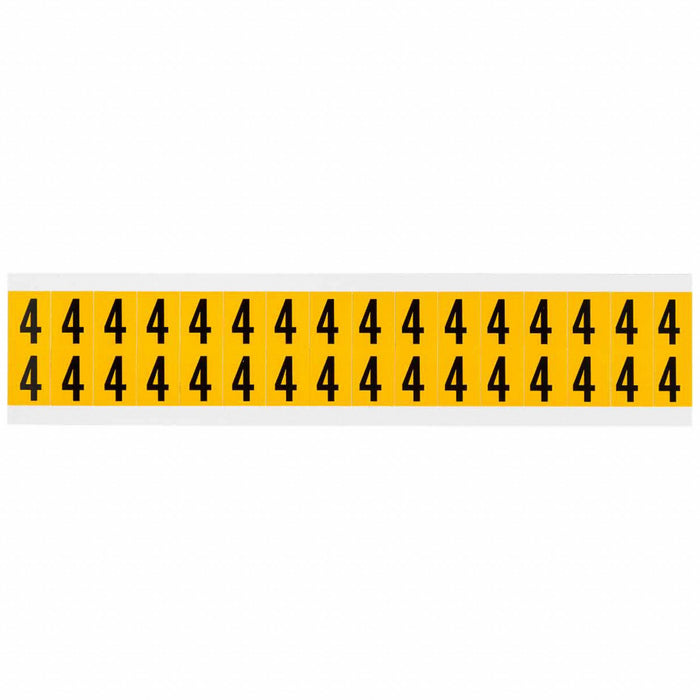 Number Label Vinyl 3/4 in H 5/8 in W