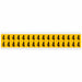 Number Label Vinyl 3/4 in H 5/8 in W
