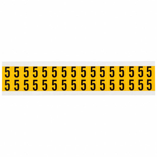 Number Label 5 3/4in.Hx9/16in.W Vinyl